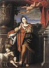 Saint Agnes by Domenichino